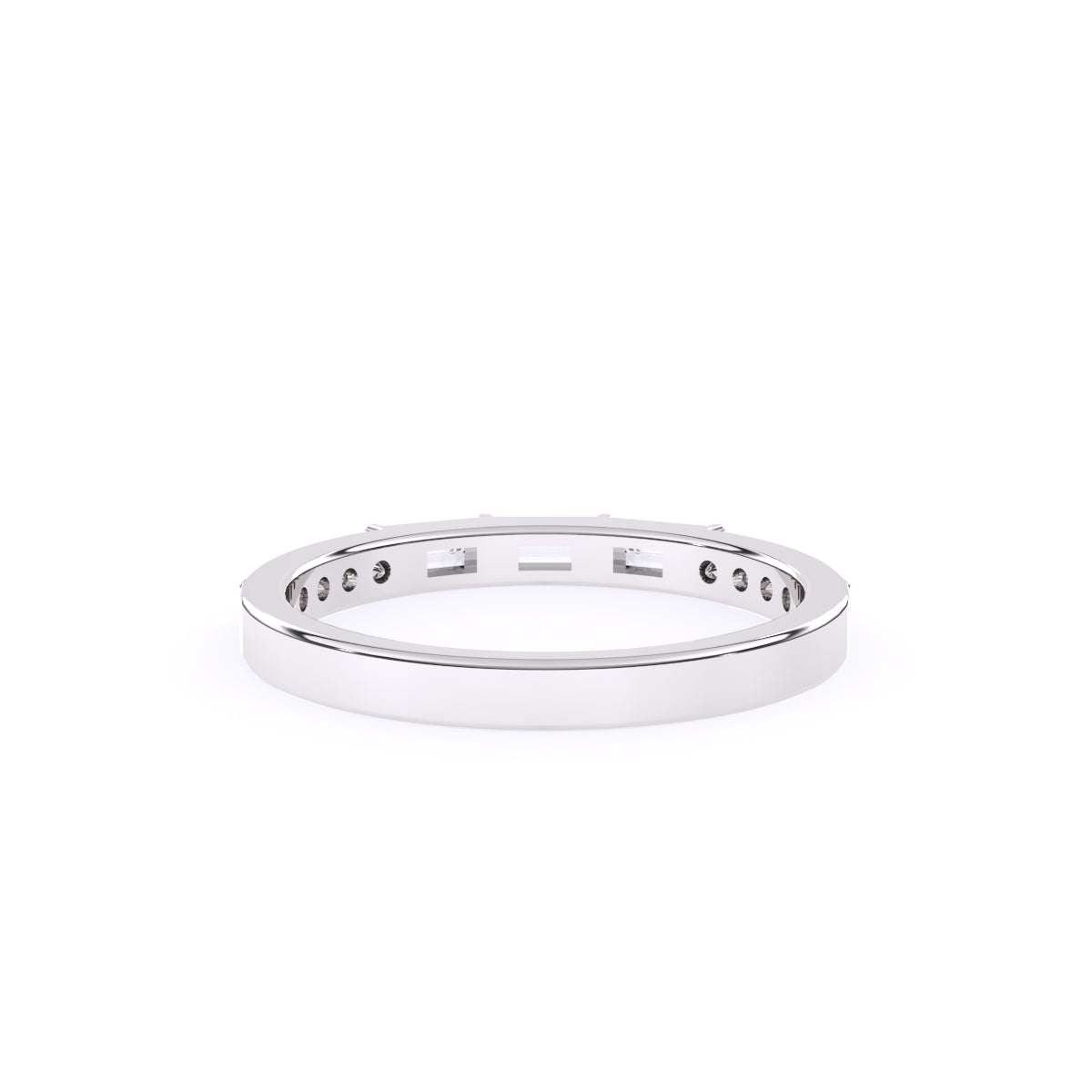 Lab Grown Diamond Half Eternity Band